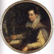 Lavinia Fontana Self portrait oil on canvas